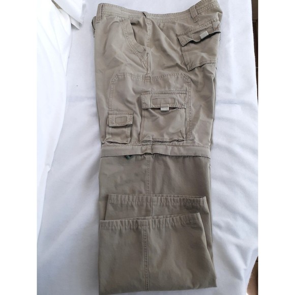 All Terrain Mens Kanki Convertible Cargo Pants 44 X38 Hiking Zip Off Leg Outdoor - Picture 12 of 12